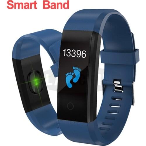 Waterproof Smart Bracelet Smart Wristband Smart Watch Fitness Tracker Heart Rate Monitor Band Tracker for Men Women Smartband