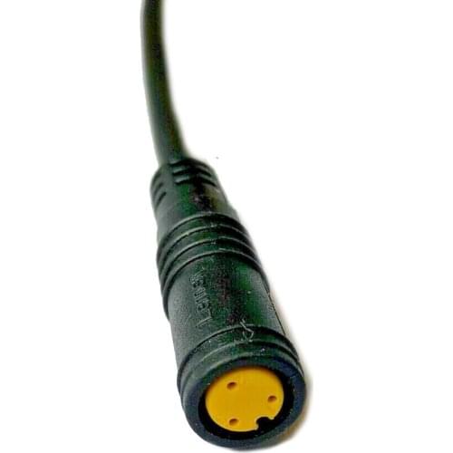 80cm Extension Cable Black Plastic Signal Line Accessory Connector 3Pin