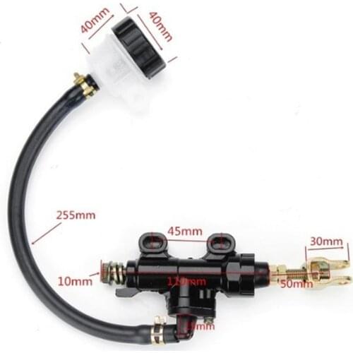 Universal Motorcycle Rear Foot Brake Main Pump Replacement Adapter Hydraulic Cylinder With Reservoir Fuel Tank High Pressure Hot