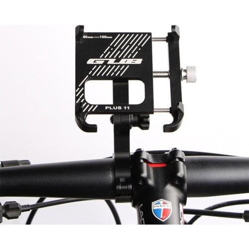 Newest GUB PLUS 11 Aluminum Bicycle Phone Stand For 3.5-7 Inch Multi-angle Rotatable Bike Phone Holder Motorcycle Handlebar