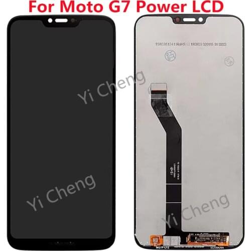 100% Tested For Motorola Moto G7 power XT1955 XT1955-1 /2/4 LCD Screen Display Touch Glass Digitizer G7 Power LCD