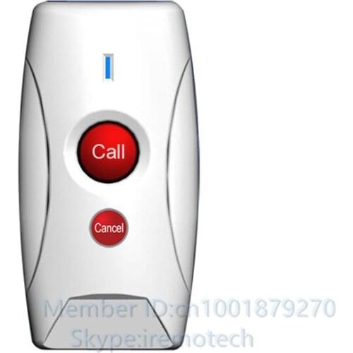 2-button waterproof call button ,wireless transmitter button , waiter call, beach waiter call