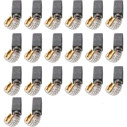 20pcs Generic Electric Motor Carbon Brush Replacement for 13mmx 7.5mm x 6.5mm