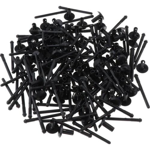 200 Pieces Push-Type Nylon Fender Flare Fastener Rivet Car Clips Bumper Clips for BMW X1X3X5X6