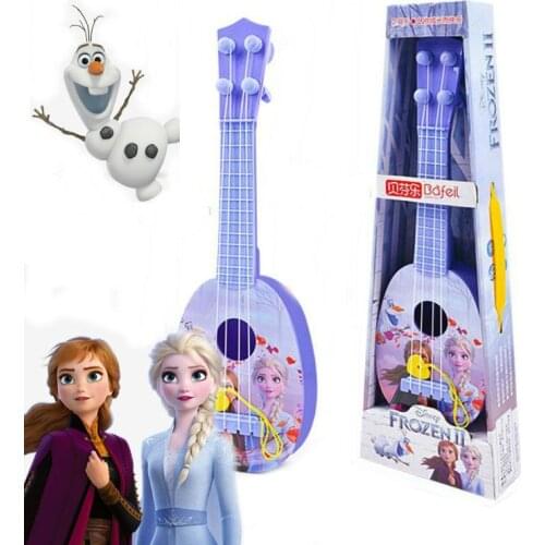 2020 New Genuine Disney Forzen 2 36cm/14" Children Musical Instruments Toy purple Ukulele Guitar Education Birthday Gifts toy