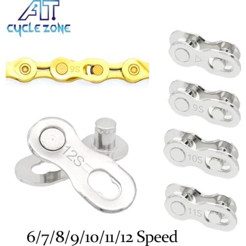 5 Pair Bicycle Chain Connector Lock Quick Link Road Bike Buckle Joint Magic Buckle MTB Cycling Parts 6/7/8/9/10/11/12 Speed