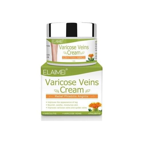 Varicose Vein Ointment Relieve Pain Bulging Legs Red Blood Streak Repair Vein Cream Antibacterial Safflower Cream 50g