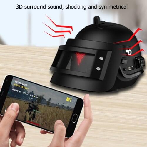 Bluetooth speaker Creative Motorcycle 98K Helmet Bluetooth Speaker Mic Bluetooth 5.0 Handsfree Music Call Control Black