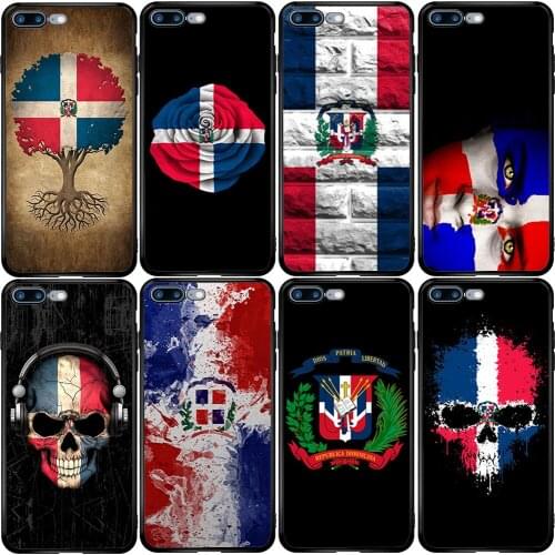 Phone Case for Xiaomi Redmi Note 10 9 9S 9A 8 8T 7 6 7A 6A 5A 5 A1 A2 A3 Pro Max Plus Lite Dominican Republic Flag