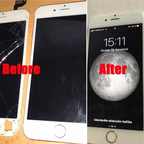 100% Tested LCD for iPhone 6 6S Screen Display for iPhone 7 8 Pantalla Replacement on Ecran 8 Black White Free Gift Repair Tool