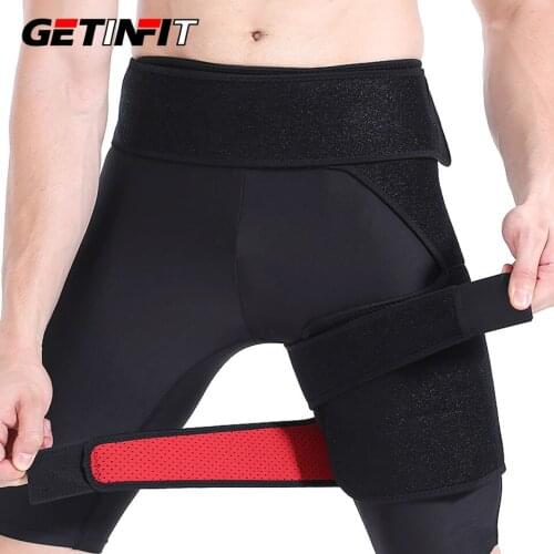 Getinfit New Groin Support Wrap Hip Joint Support Waist Groin Sacrum Pain Relief Strain Arthritis Protector Hip Thigh Brace
