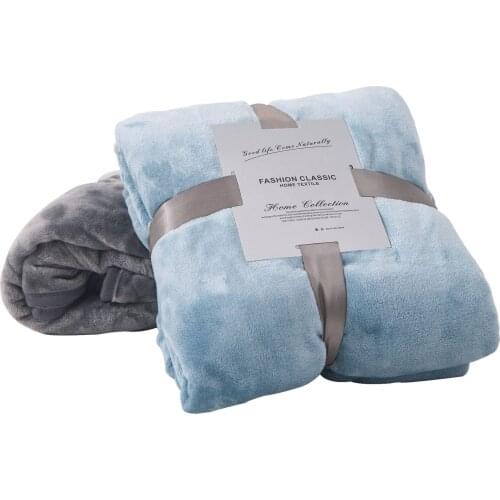 Coral Blanket Flannel Blanket Quilt Summer Blanket Thin Summer Nap Blanket Lunch Break Air Conditioning Bed Modern Polyester