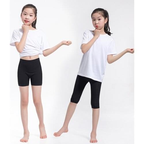 3-15Y girls spring summer pants calf-length leggings short Candy Color pants girls legging Knee Length baby girls cotton pants