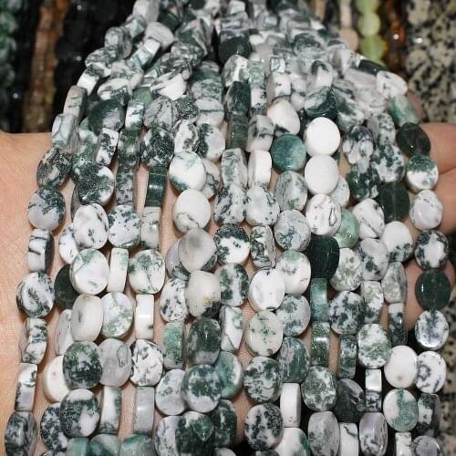 Natural Stone Crystal Lapis Lazuli Aventurine Jewelry Making 8*10mm Oval Piece Loose Beads for DIY Bracelet Necklace Parts 15