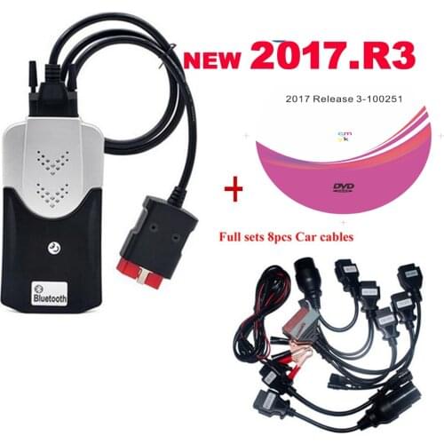 2021 Latest VCI 2017.R3 with keygen VD tcs for delphis obd2 Car Truck Diagnostic Scanner Tool with usb