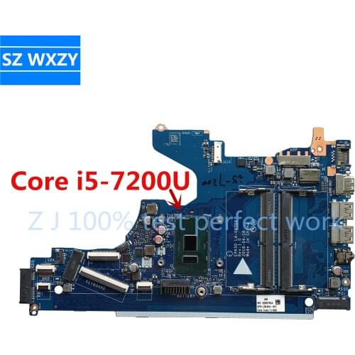Original For Hp 15-DA Laptop Motherboard With SR342 i5-7200u L36494-601 L36494-001 EPK50 LA-G07DP DDR4 100% Tested Fast Ship