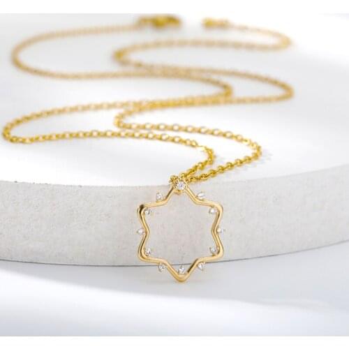 Star Chocker Necklace For Women Zircon Cute Shiny Star Drop Charm Necklaces Party Accessories Jewelry Gift Collier Mujer BFF