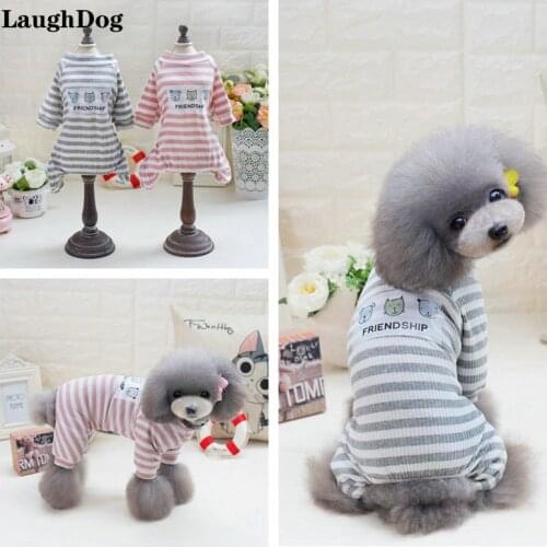 Dog Clothes Four-Legged Home Casual Bottoming Apparel For Small Medium Dogs Chihuahua Yorkie Pug Jumpsuits Pajama Pet Clothing