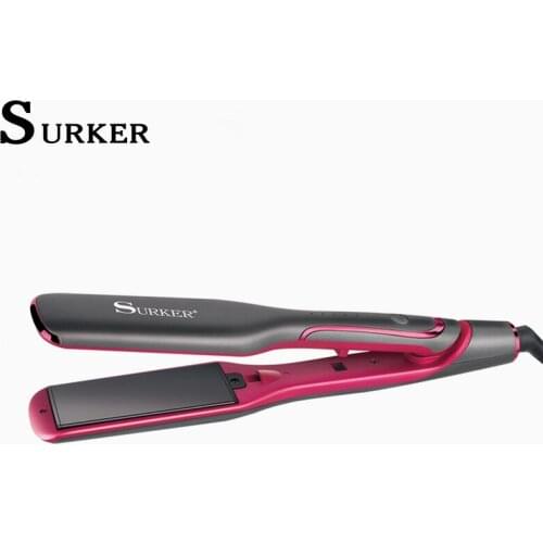 Surker Professional Tourmaline Ceramic Heating Plate Hair Straightener Negative Ion Curling Iron Corrugation Styling Tools