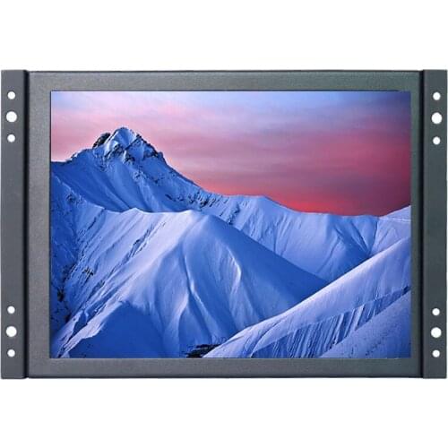 Zhixianda 10 Inch Metal Shell Open Frame Industrial Monitor 800*600 BNC Monitor HDMI Monitor VGA Monitor