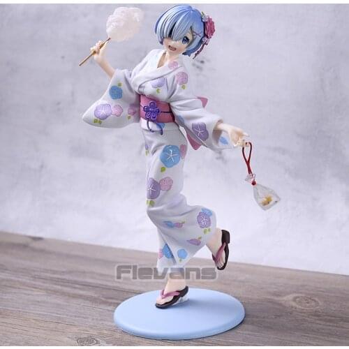 Re: Starting Life In A Different World From Zero Rem Yukata Ver. PVC Figure Anime Girl Collection Model Toy Doll