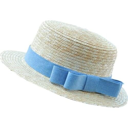 Fashion State Women Sun Block Hat Girl Bow Straw Sun Hat Sun Block Ladies Elegant Holiday Sea Summer Beach Simple cap