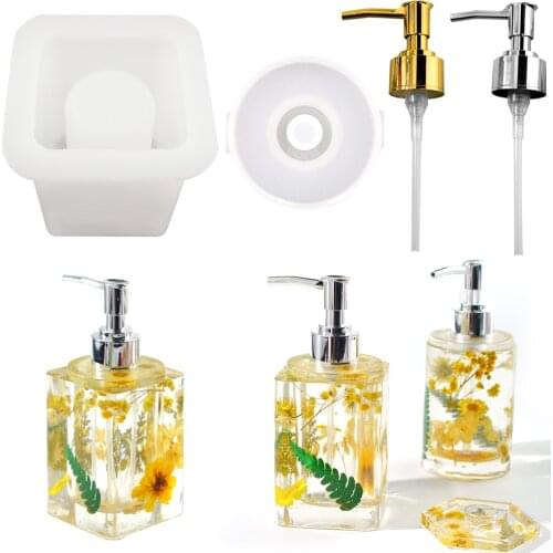 TC187 DIY Perfume Bottle Storage Epoxy Resin Mold Soap Tray Jewelry Box 3D Silicone Molds For Home Decoration