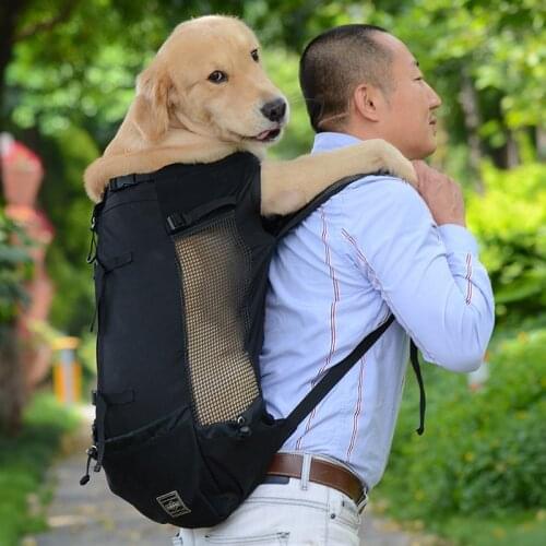 Breathable Pet Dog Carrier Bag for Large Dogs Backpack Adjustable Big Dog Travel Bags Pets Products Golden Retriever Bulldog