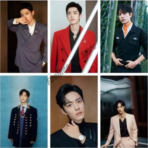 Xiao Zhan Canvas Painting Wall Art Male Film and Television Star Singer Posters and Prints Room Decoration Pictures Home Decor