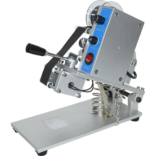 1PC ZY-RM5 Color Ribbon Hot Printing Machine 220V Heat Ribbon Printer Film Bag Date Printer Manual Coding Machine