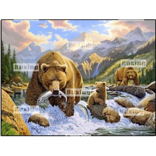DIY Diamond Painting Animal Cross Stitch Kits Full Diamond Mosaic Crystal Diamond Embroidery Patterns Rhinestones Home decor