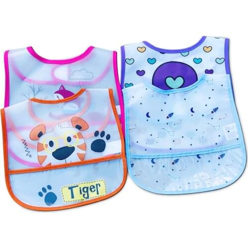 Waterproof Cartoon Wash-free EVA Bandana Feeding Bib for Baby Infant 1~6 Years Old Baby Boy Girl Stuff Burp Cloth Toddler Scarf