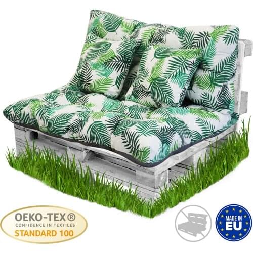 BCASE back cushion fiber pallet Respaldo pallet truck, include Up Seat and Respaldo, Ideal for Garden, Terrace, patio and balcony, bamboo