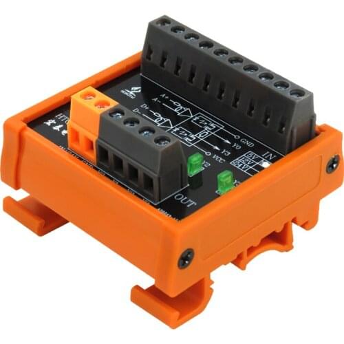 Differential to Collector Single-ended High-speed Signal Conversion Module Servo Closed-loop Counting 3/4 Channels HT04T2M