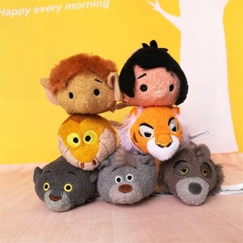 DISNEY TSUM TSUM The Jungle Book Stuffed Plush Toys KawaiiJunior Kaa Plush Small Pendant Plush Doll Gifts for Kids
