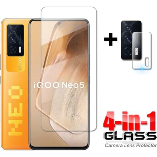 For Glass Vivo iQOO Neo5 Tempered Glass iQOO Neo 5 Lite HD Clear Ultra-thin Screen Protector For Vivo iQOO Neo 5 Camera Glass