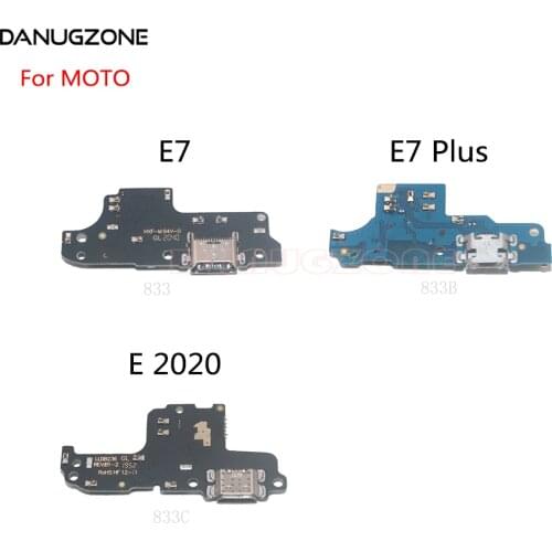 USB Charging Dock Port Socket Jack Plug Connector Charge Board Flex Cable For Motorola MOTO E 2020 XT2052-5 E7 Plus Power