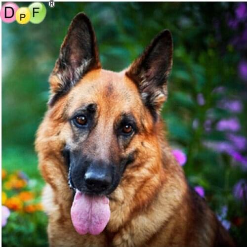 DPF Full Square 5D DIY Diamond Painting Cross Stitch Blue Eyes Tiger diamond Embroidery Rhinestone diamond Mosaic Painting Gift