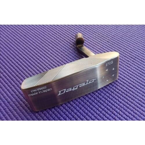 Dagalo SUS 303 material CNC milled golf putter head with copper colour 370+/-5 gms