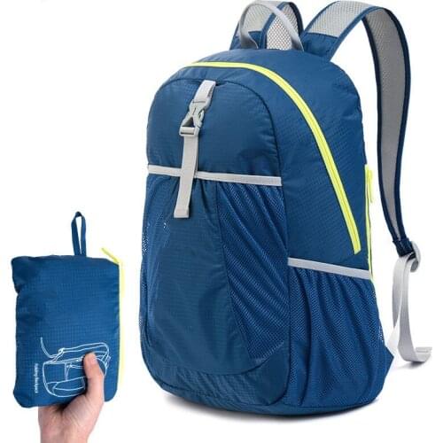Lightweight Mens Backpack Folderble Camping Mochilas Women Sport Fashion School Bag for Boys Girl Nylon Waterproof Backpack