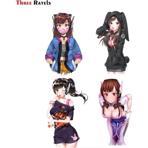 Three Ratels FC651 DVA Sexy Girl Car Body Sticker Anime Girls Decal
