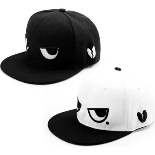 HANCHANG New Fashion Baseball Caps Cute Embroidery Eyes Kid Snapback Children Sun Hat Adult Men Women Hip Hop Cap Christmas Gift