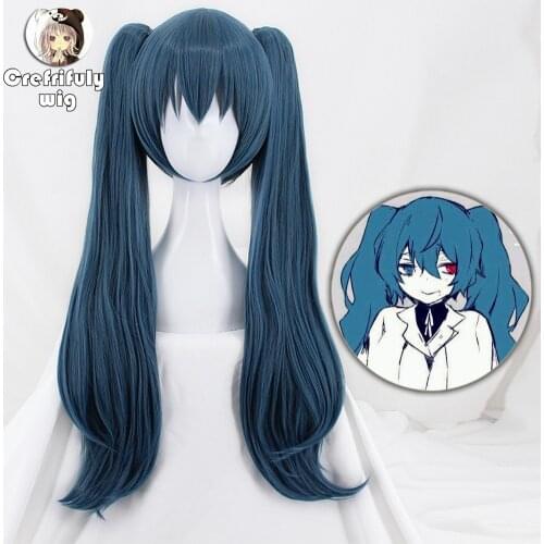 New Coming Tokyo Ghoul Yonebayashi Saiko Cosplay Wig Long Wavy Synthetic Hair Wigs With Double Clip On Ponytails