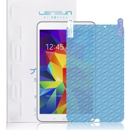 LENSUN Nano Anti Shock Clear Screen Protector Sheet For Samsung T230 T231