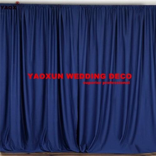 Lightproof Panel Poly Wedding Backdrop Curtain Seamless Backdrops Stage Background Event Party Decoration