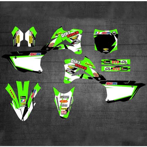 Free Custom Numbers Teams GRAPHICS DECALS STICKERS Kits for Kawasaki KX85 KX100 2014 2015 2016 2017 2018 2019 2020 KX 85 KX 100