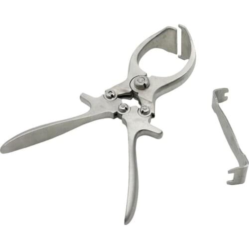 1Pc Pig Sheep Castrator Emasculator Bloodless Castrating Plier Stainless Steel Castration Clamp Farm Animal Veterinary Tools