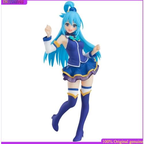 100% Original genuine Konsuba God Blessing this wonderful world! Aqua 18.5cm Action Figure Anime Figure Model Toys Doll Gift