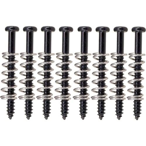 8 Sets Iron Electric Guitar/Bass Screws Springs Pickup Parts