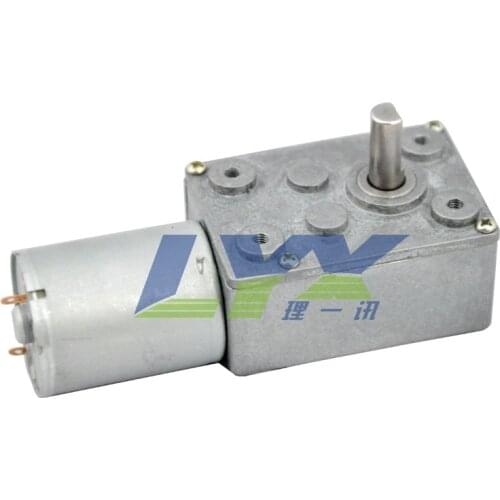 LX370WG 24V 30RPM Worm gear worm reducer motor,DC motor
